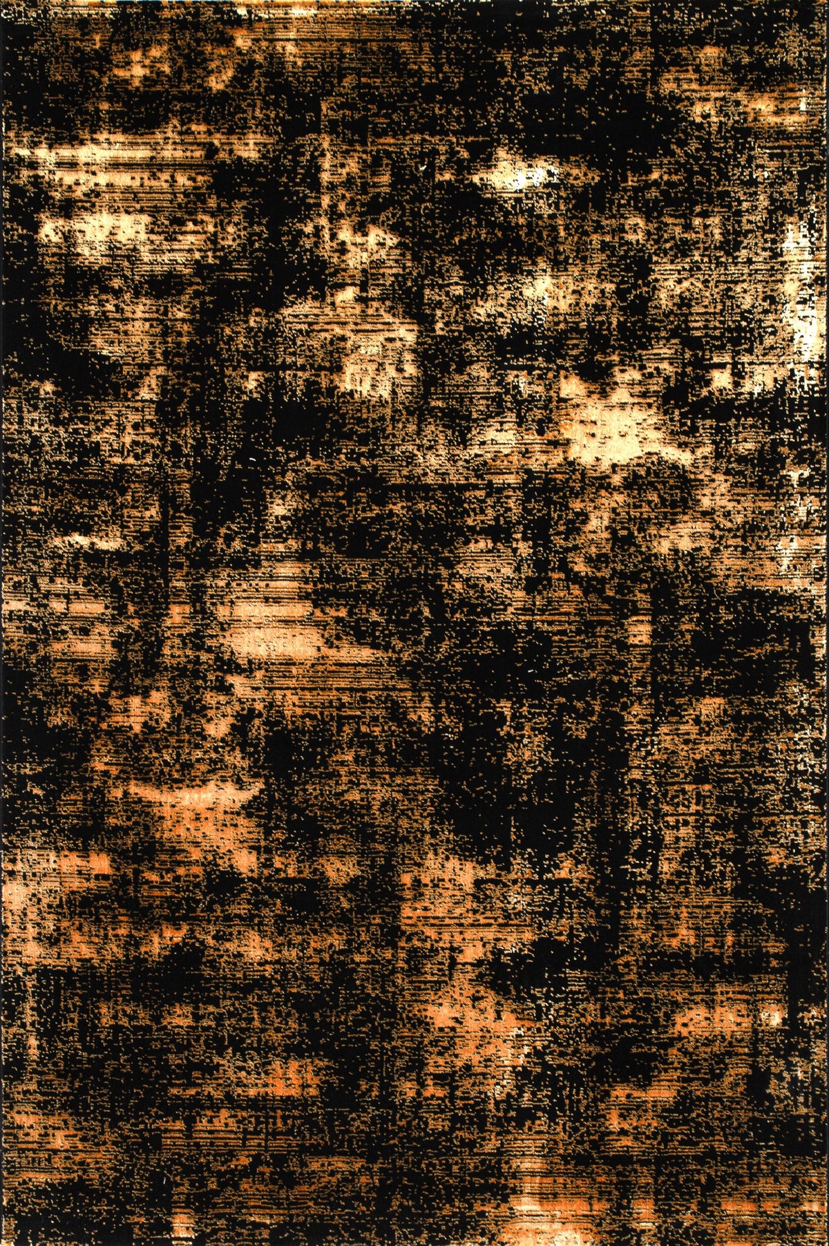 Montana Kataja Rug – Black / Gold