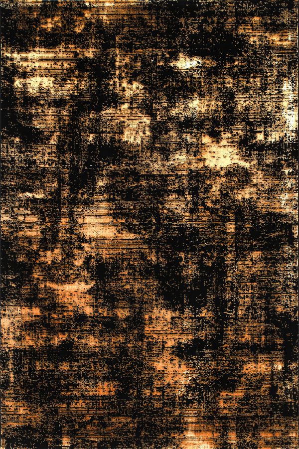 Montana Kataja Rug – Black / Gold