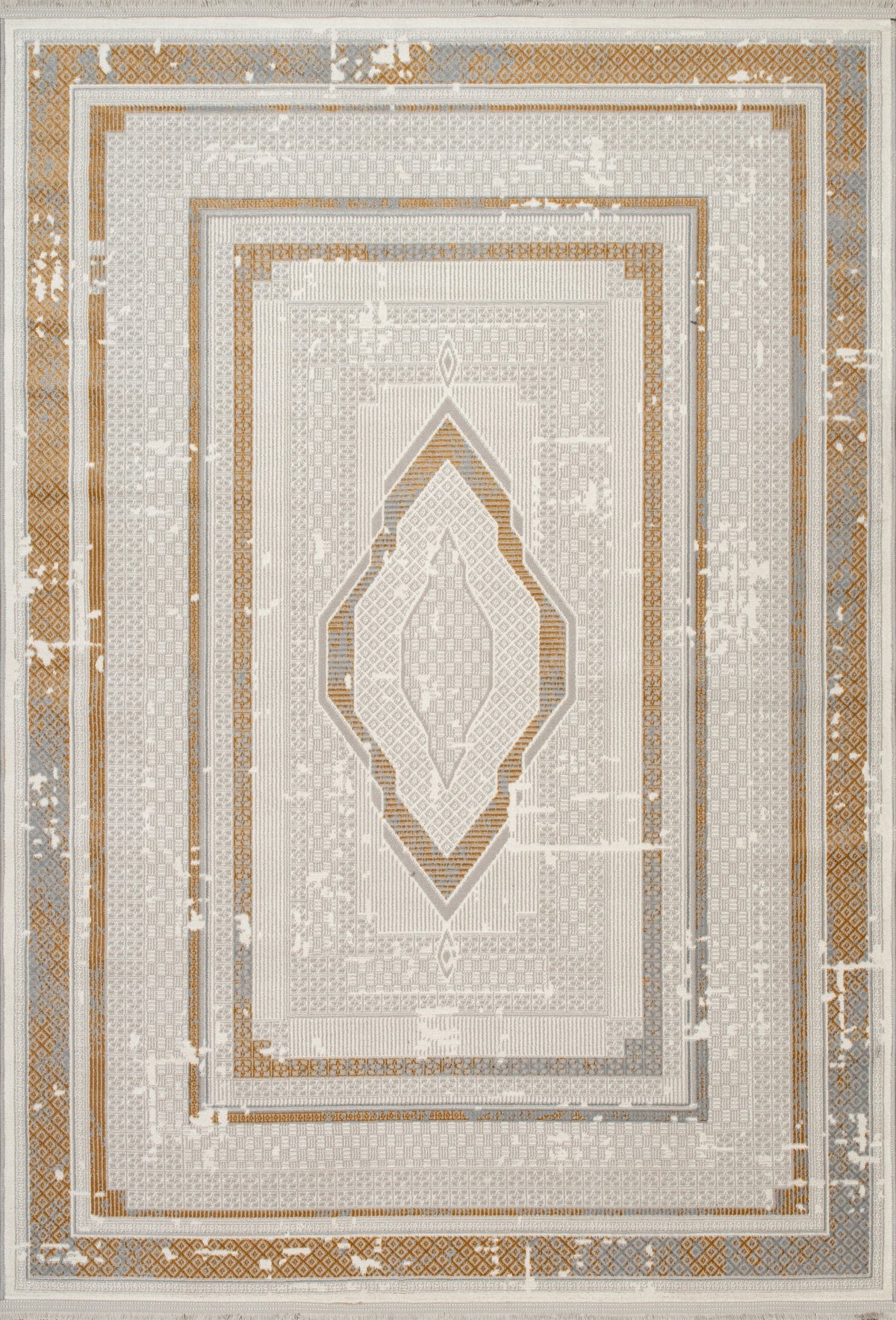 Bodrum Aalto Rug – Grey / Gold