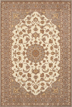 Tabriz Kaarna Rug – Beige