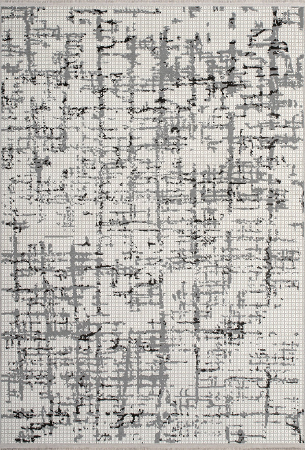 Bodrum Satama Rug – Grey / Dark Grey