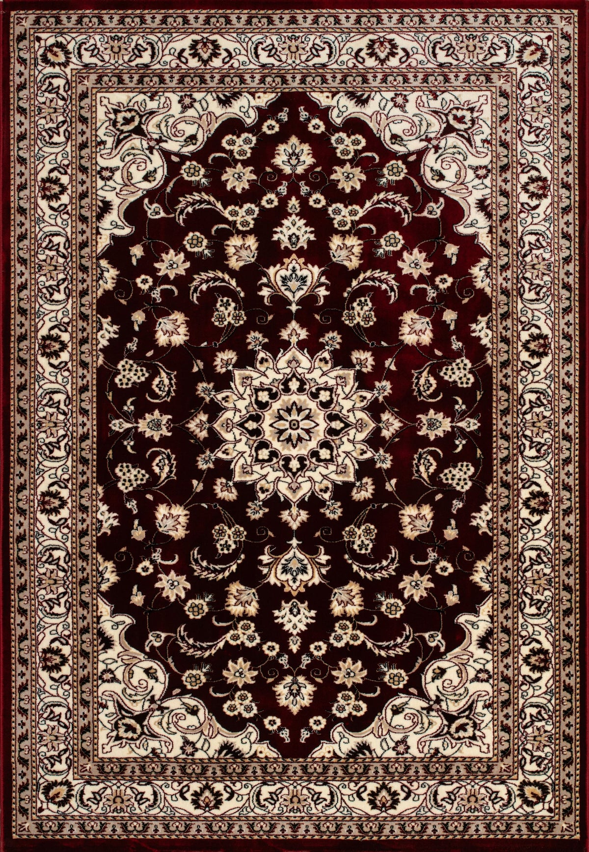 Tabriz Kaarna Rug – Red