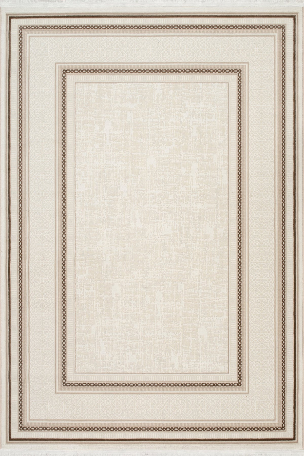 Bodrum Lahti Rug – White / Mink