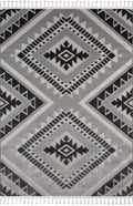 Damia Utu Rug – Grey / Dark Grey