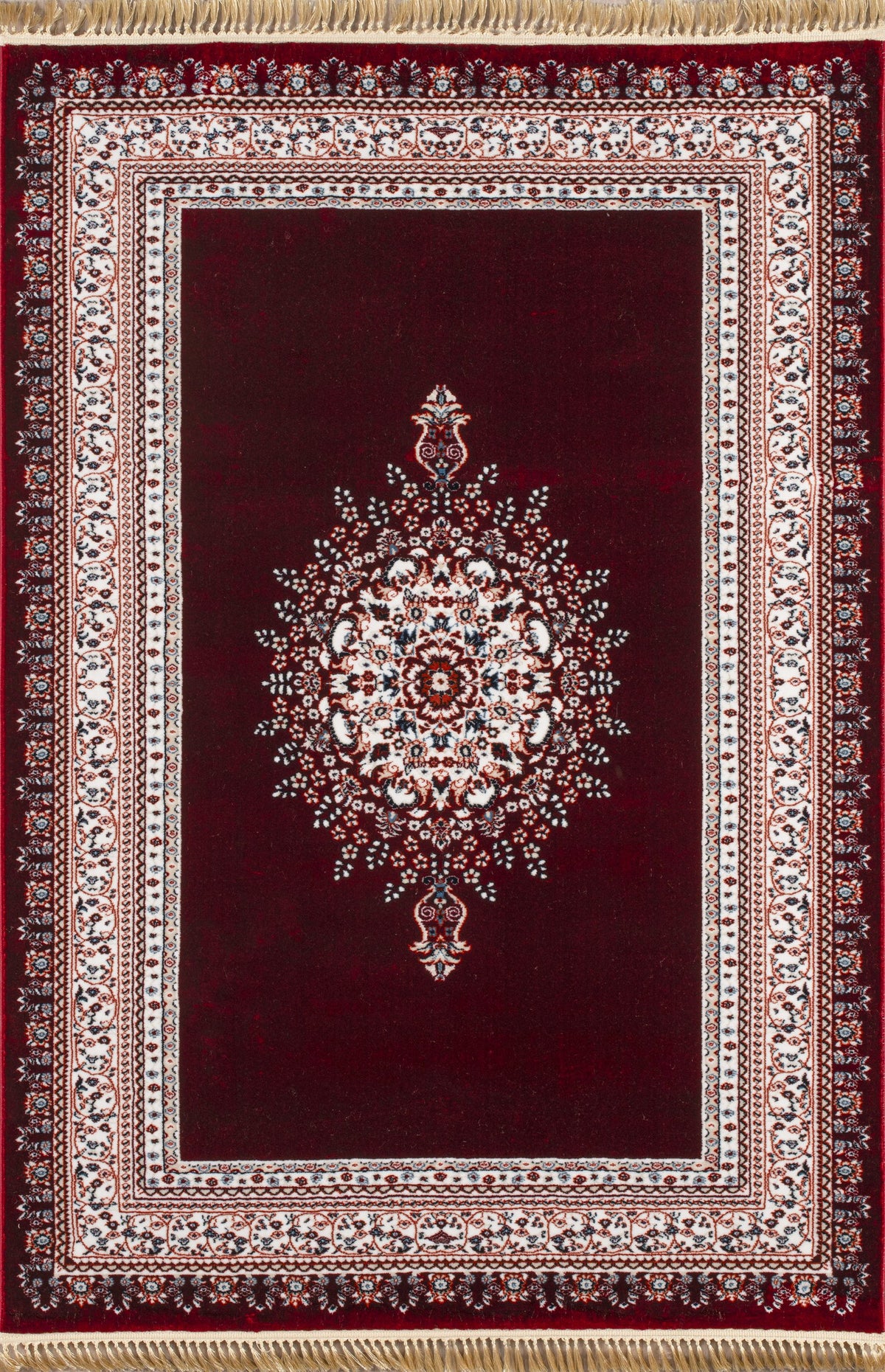 Tabriz Ruska Rug – Red