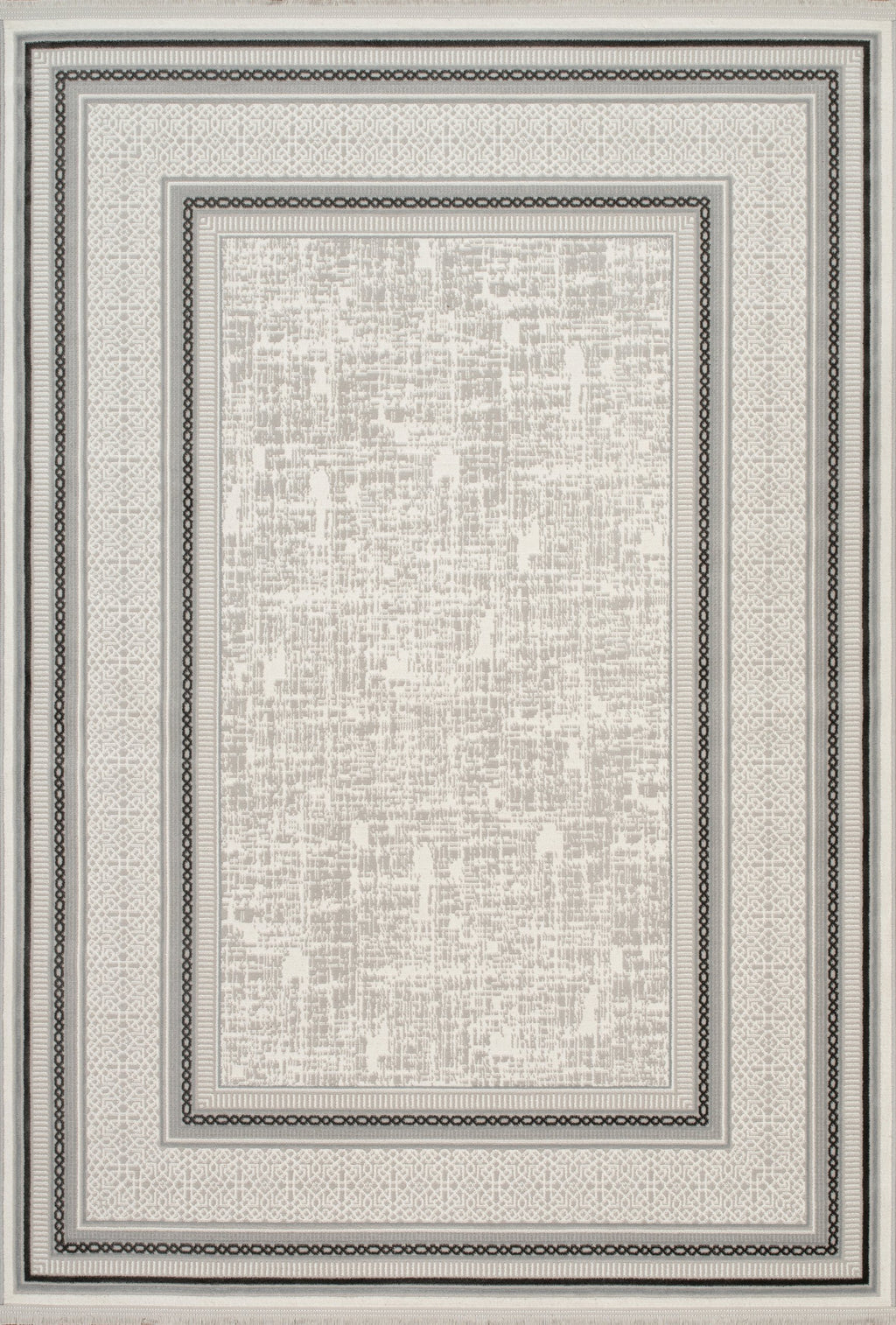 Bodrum Lahti Rug – Grey / Dark Grey