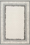 Bodrum Saari Rug – Grey / Dark Grey