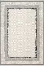 Bodrum Saari Rug – Grey / Dark Grey