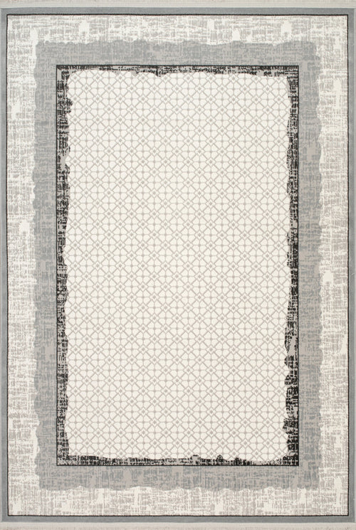 Bodrum Saari Rug – Grey / Dark Grey