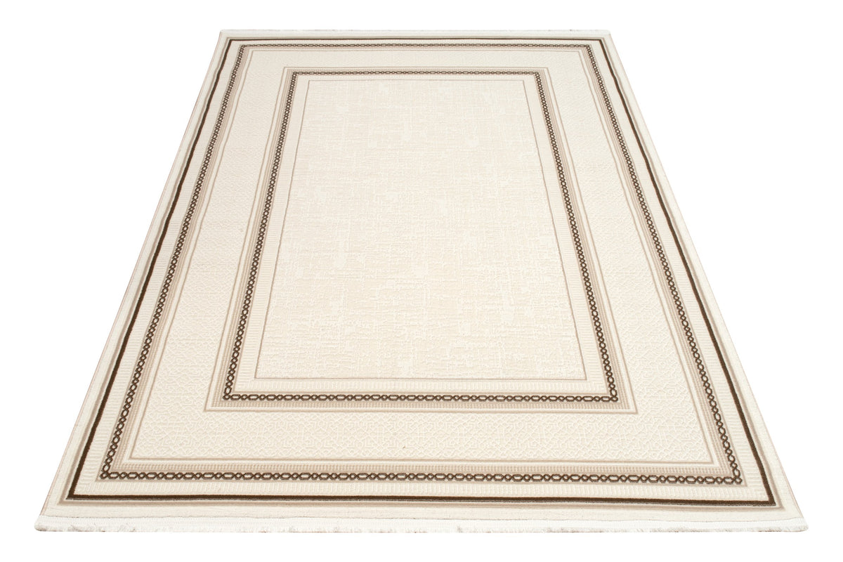 Bodrum Lahti Rug – White / Mink (2)