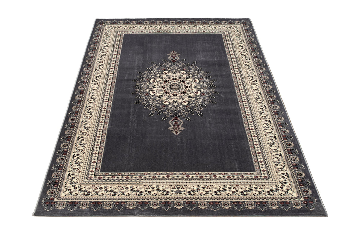 Tabriz Ruska Rug – Dark Grey (2)