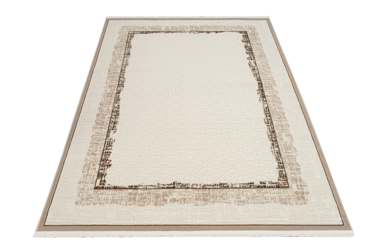 Bodrum Saari Rug – White / Mink (2)