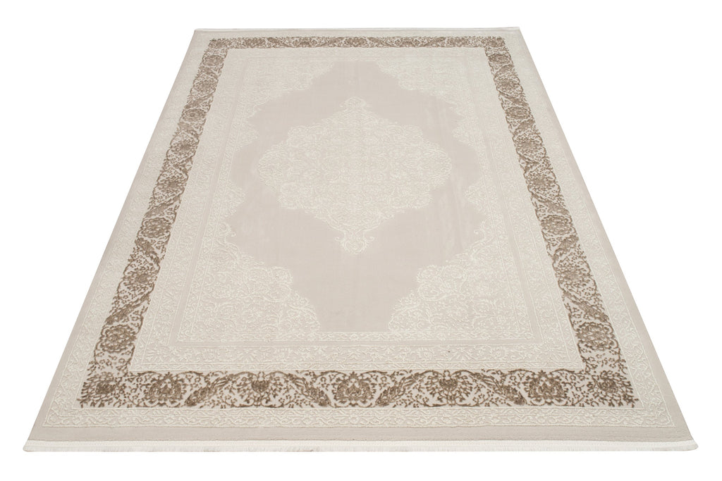 Layla Lux Valo Rug – Cream / Beige (2)