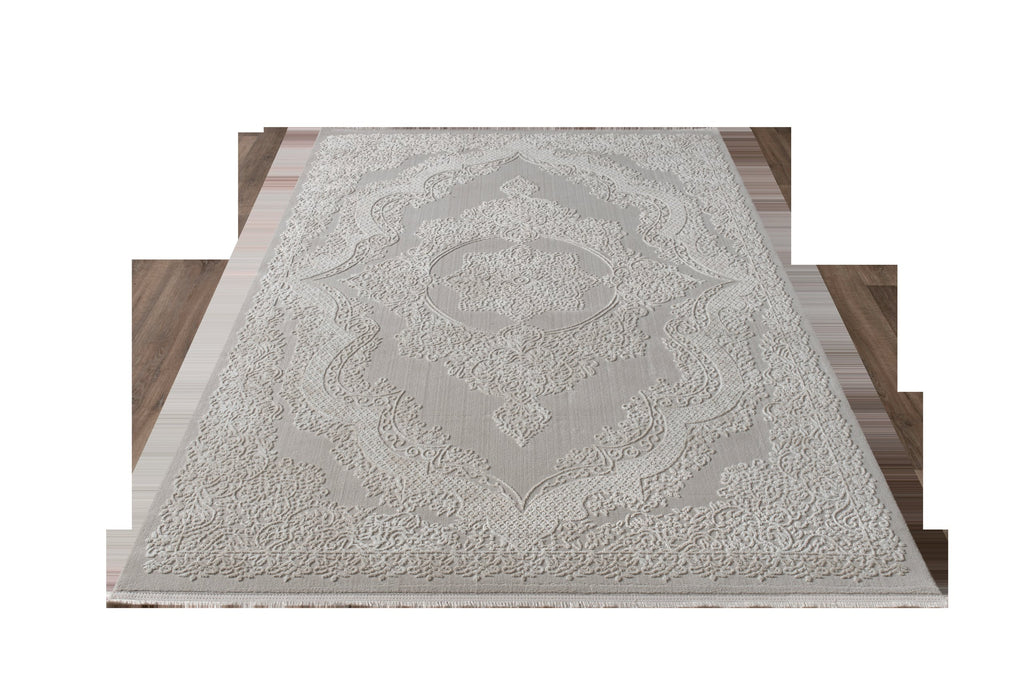 Layla Lux Aamu Rug – Cream (2)