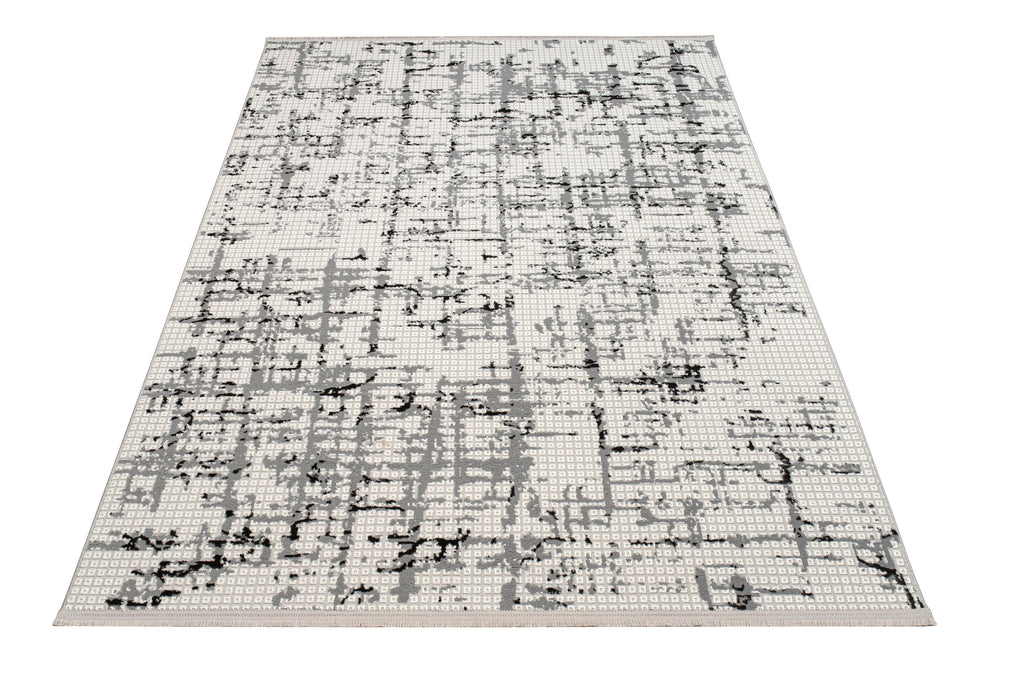 Bodrum Satama Rug – Grey / Dark Grey (2)