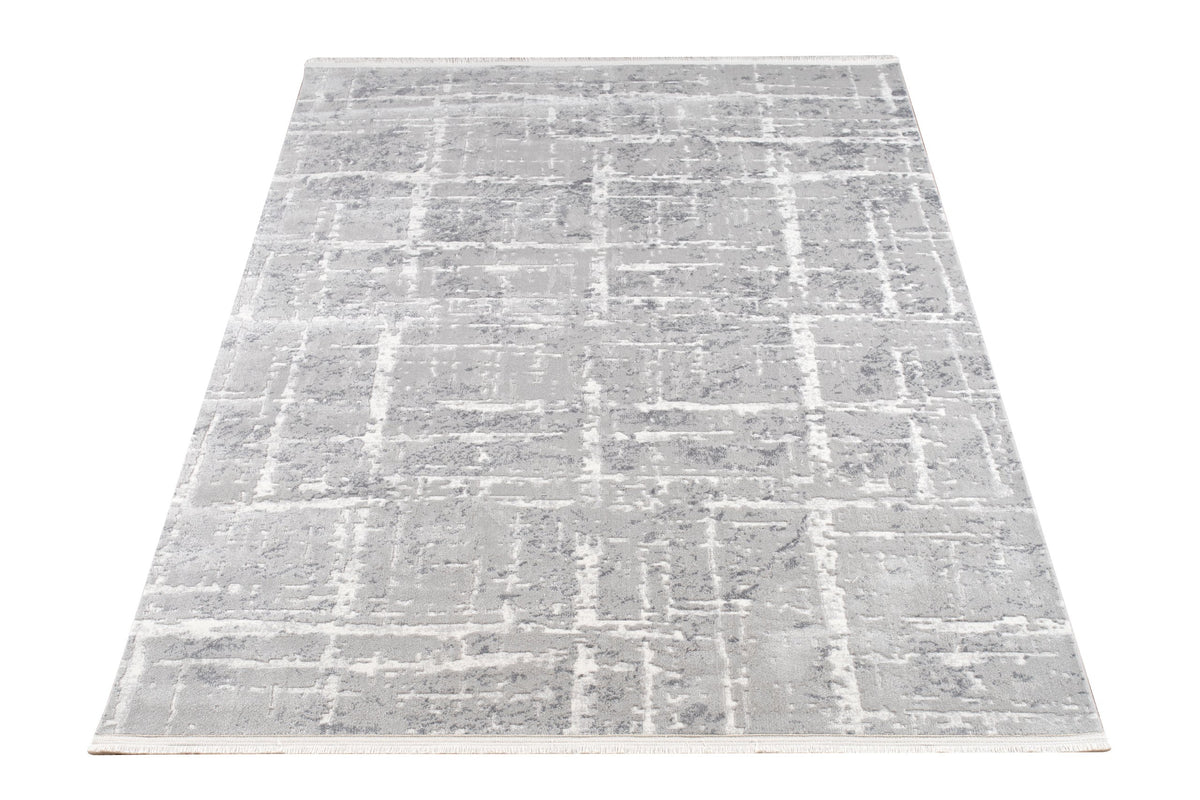 Valentina Orvokki Rug – Light Grey / Dark Grey (2)