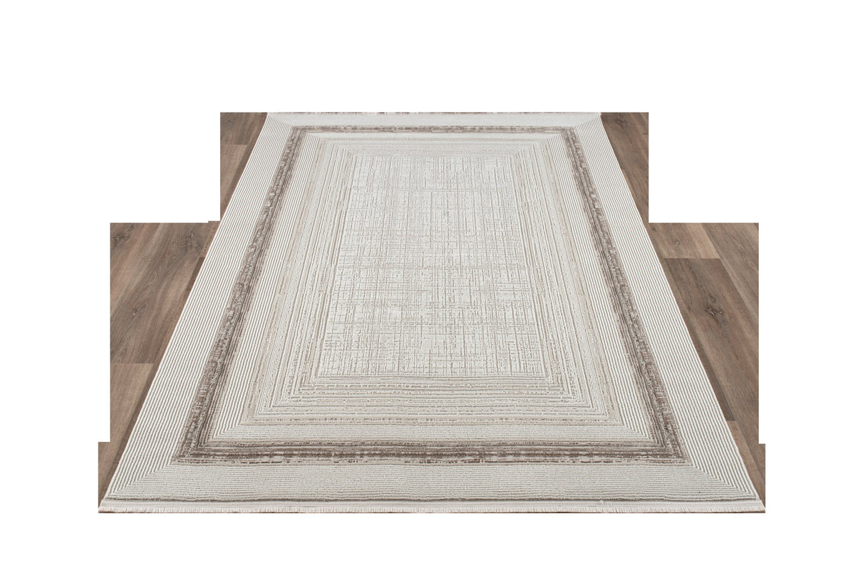 Layla Lux Silkki Rug – Cream / Beige (2)