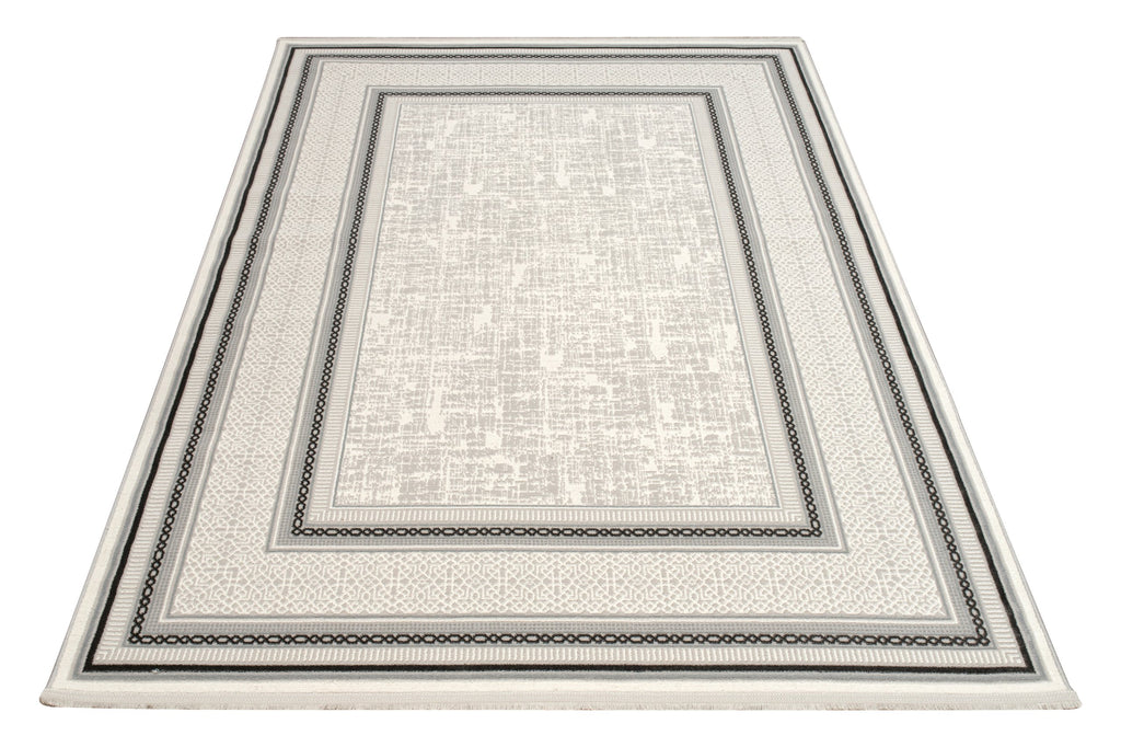 Bodrum Lahti Rug – Grey / Dark Grey (2)