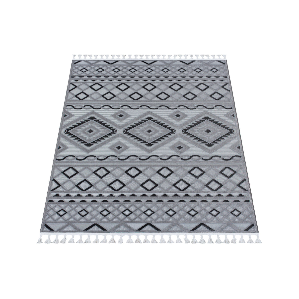 Damia Huurre Rug – Grey / Dark Grey (2)