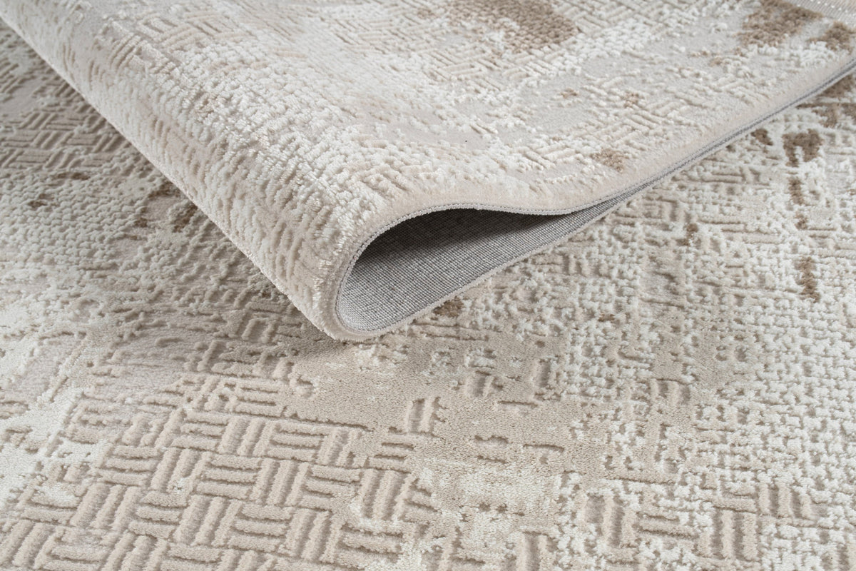 Layla Lux Pilvi Rug – Cream / Beige (3)