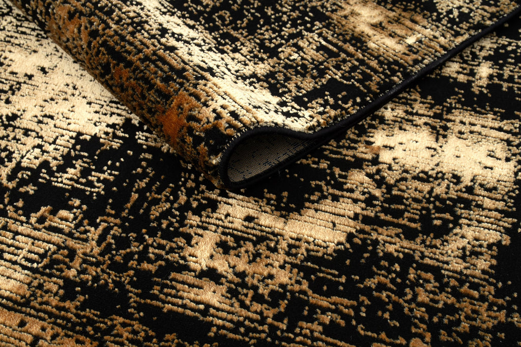 Montana Kataja Rug – Black / Gold (3)