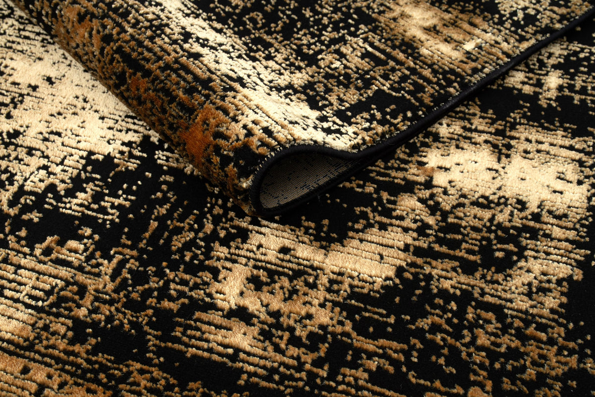 Montana Kataja Rug – Black / Gold (3)