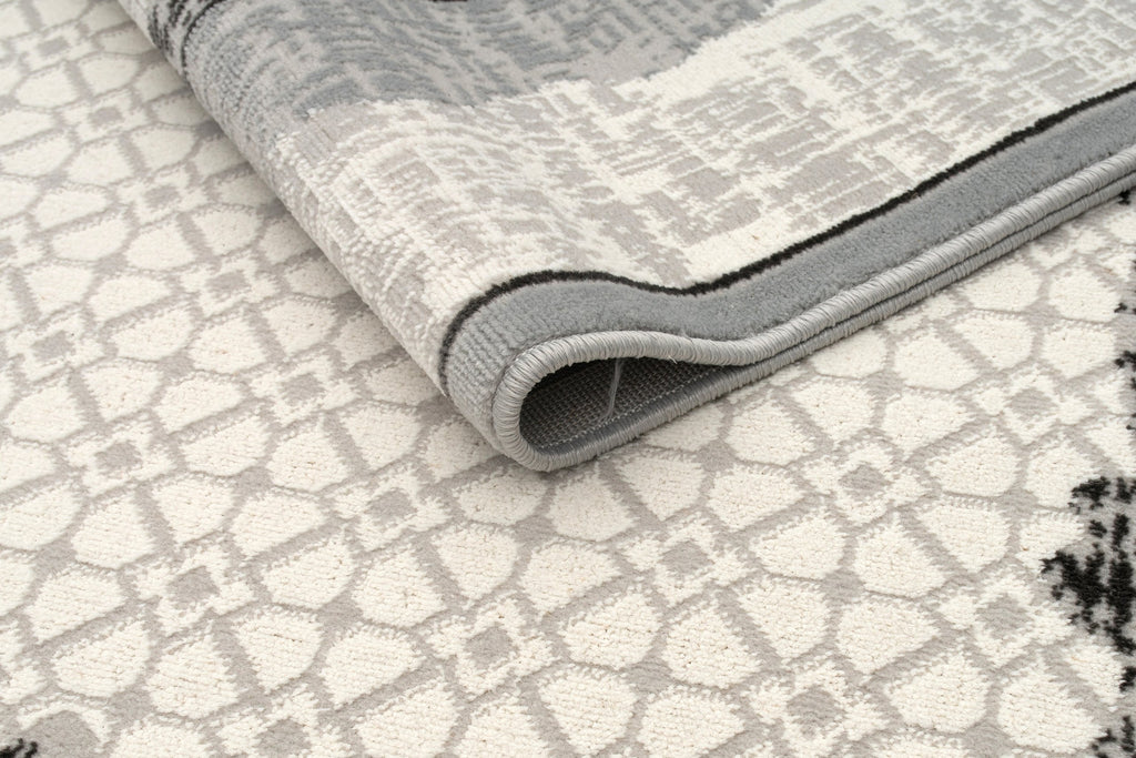 Bodrum Saari Rug – Grey / Dark Grey (3)