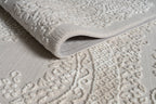 Layla Lux Aamu Rug – Cream (3)