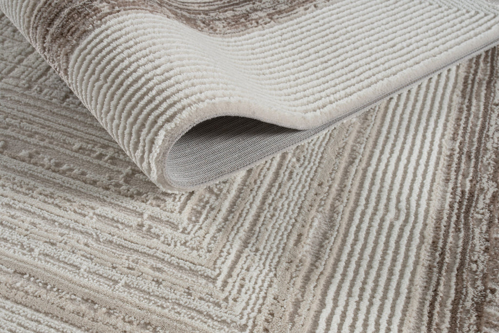 Layla Lux Silkki Rug – Cream / Beige (3)