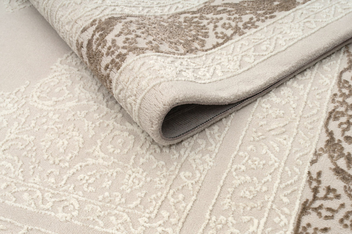 Layla Lux Valo Rug – Cream / Beige (3)