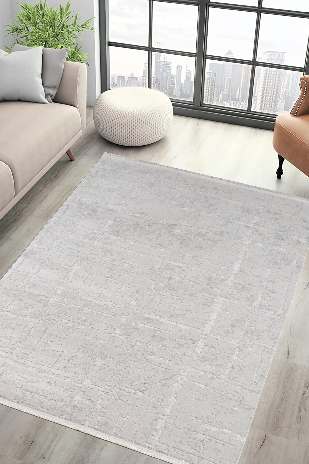 Valentina Orvokki Rug – Cream / Light Grey (4)