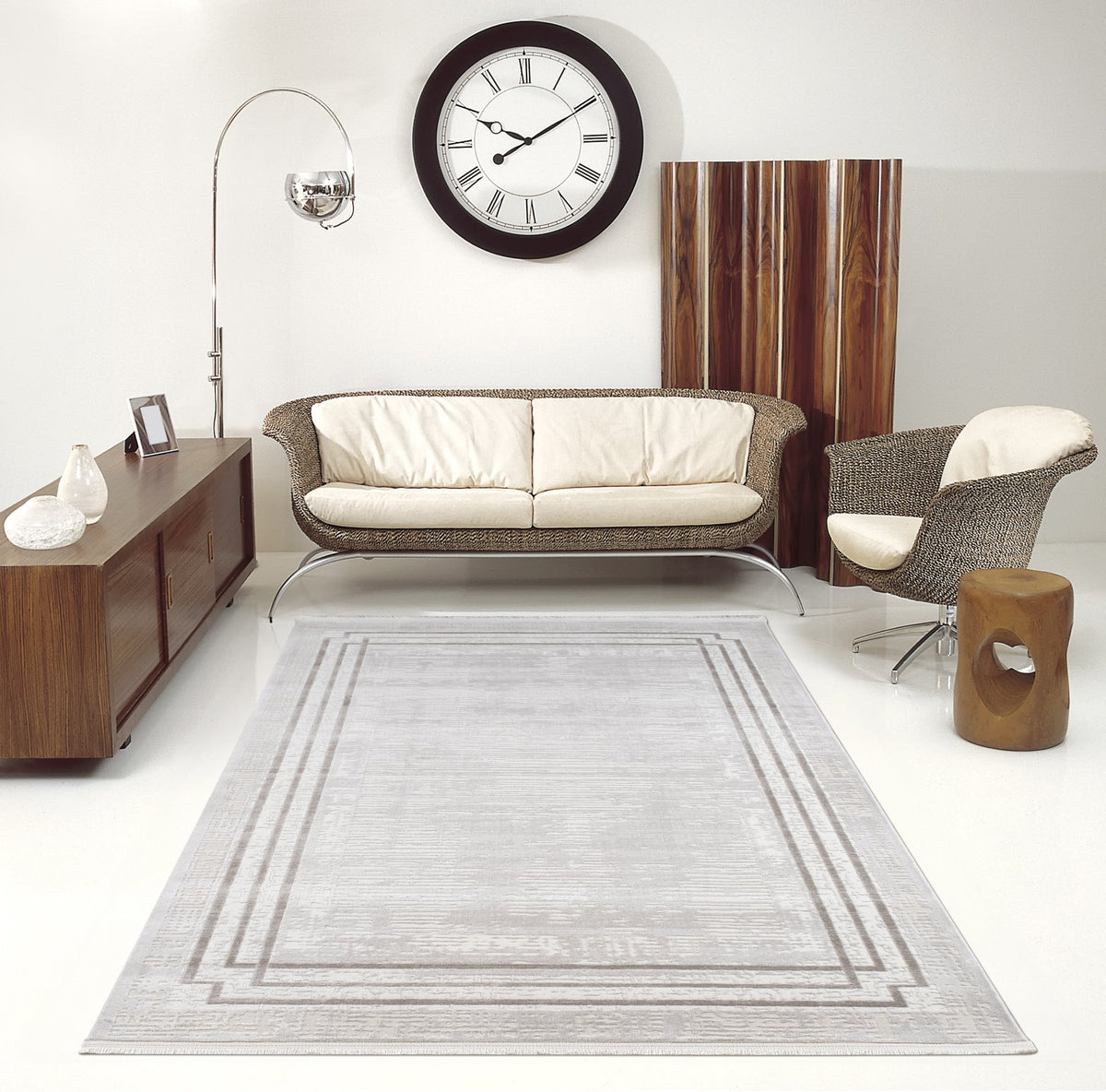 Valentina Lilja Rug – Beige / Dark Beige (4)