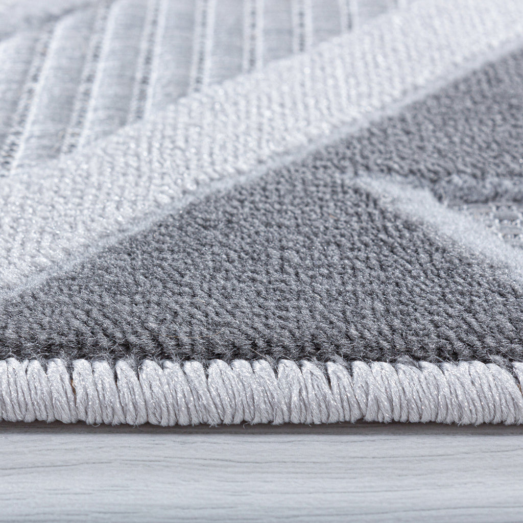 Damia Utu Rug – Grey / Dark Grey (6)