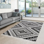 Damia Utu Rug – Grey / Dark Grey (7)
