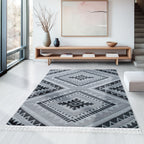 Damia Utu Rug – Grey / Dark Grey (8)